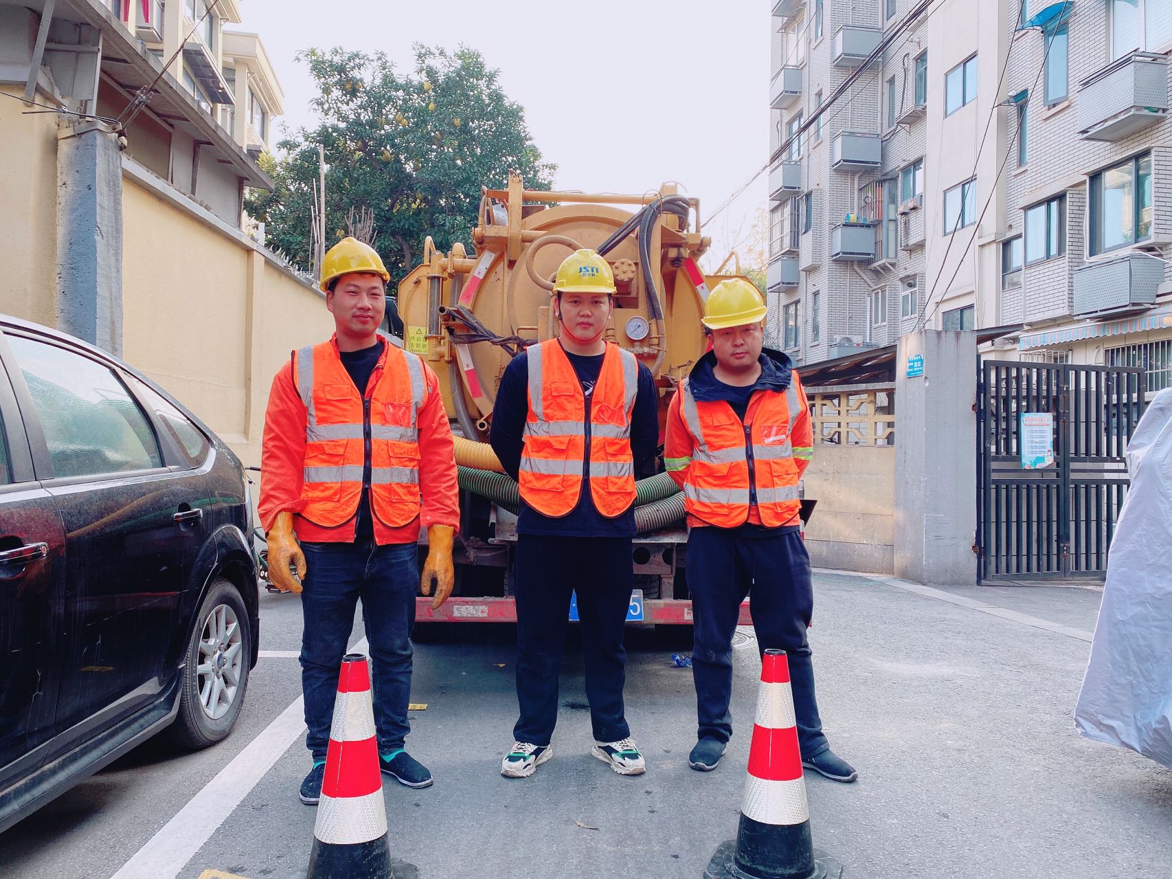 孙庄村南京某小区管道清淤检测施工