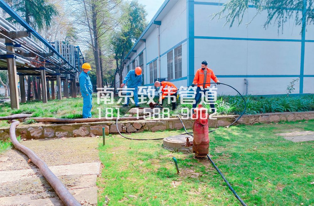 360孙庄村石化工厂管道清洗
